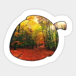 Acorn Outline (Autumn) Sticker